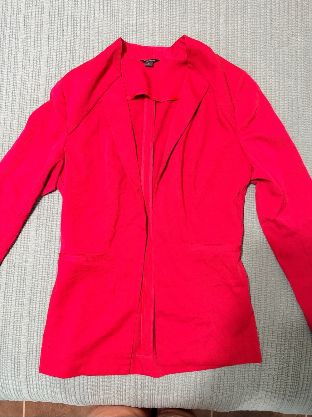 Guess Vibrant Pink Open-Front Women's Blazer